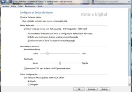 Como usar um mouse virtual pelo teclado do Windows