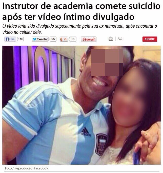 Foto: Instrutor de academia que teve imagens vazadas com outro homem não se matou