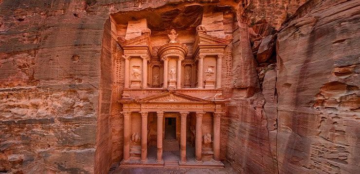 As Ruínas de Petra - Jordânia